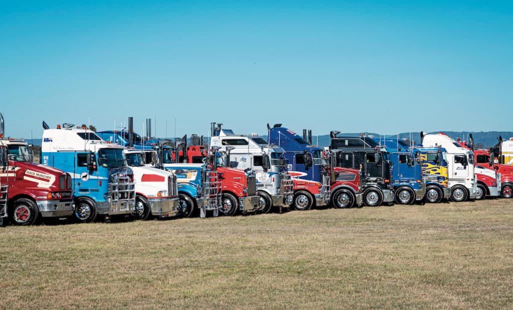 Scrap Rig Kenworth fanatic saves 17 Aerodyne rigs from the scrap yard